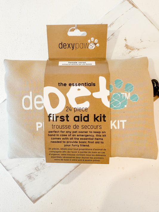 Pet First Aid Kit - 24 Pieces