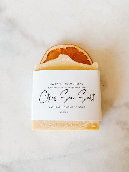 Citrus Sea Salt - Natural Homemade Soap