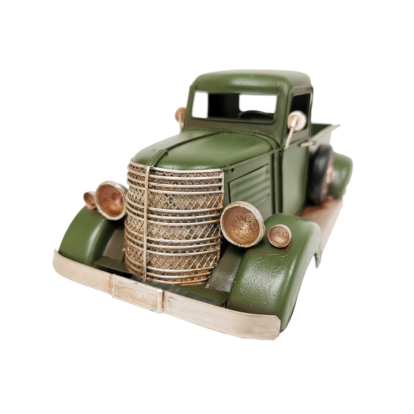Green Metal Decorative Truck