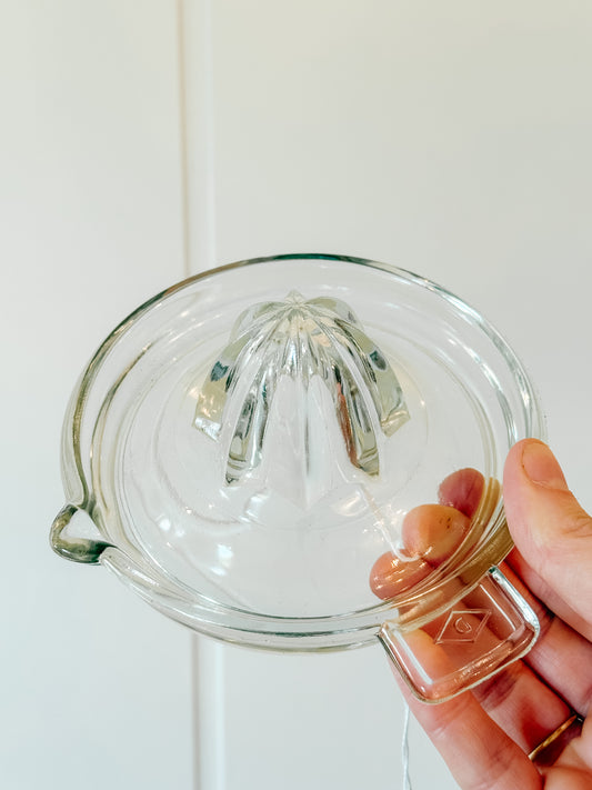 Vintage Glass Citrus Reamer