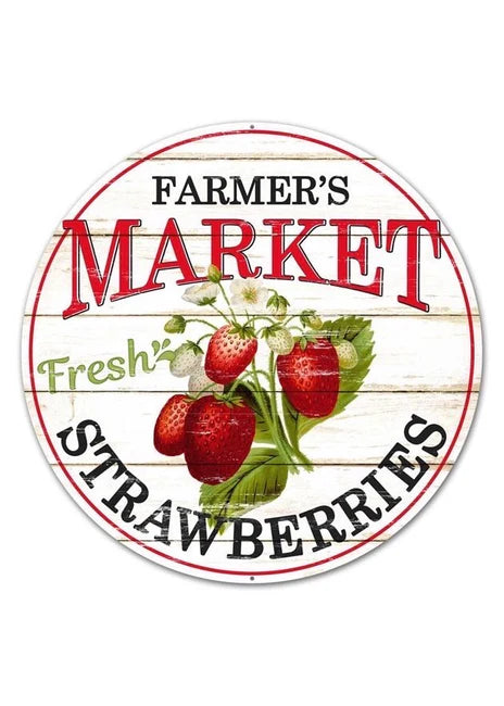 “Fresh Strawberries” Sign 12”