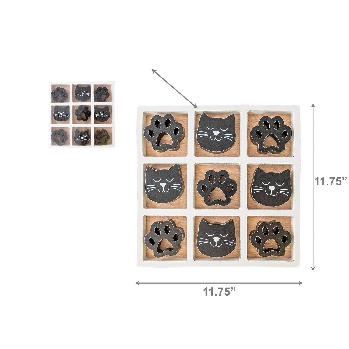 Tic Tac Toe Gameboard - Cat