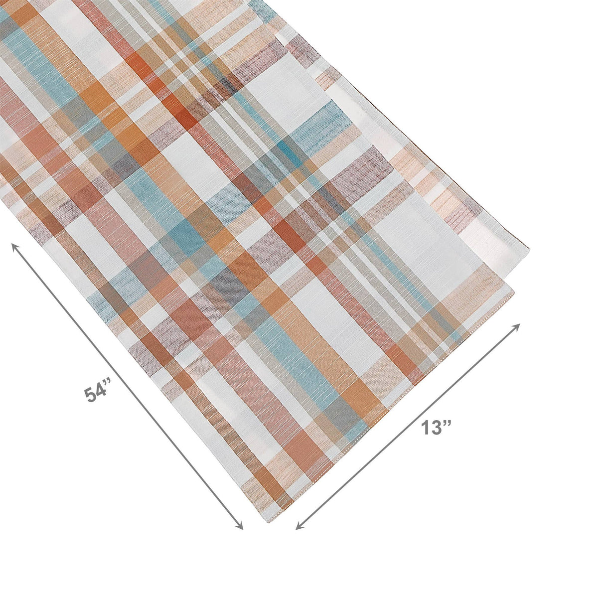 Autumn Plaid Table Runner 54"
