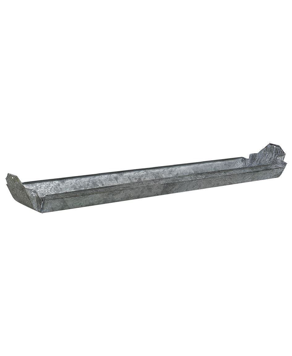 Galvanized Metal Candle Tray