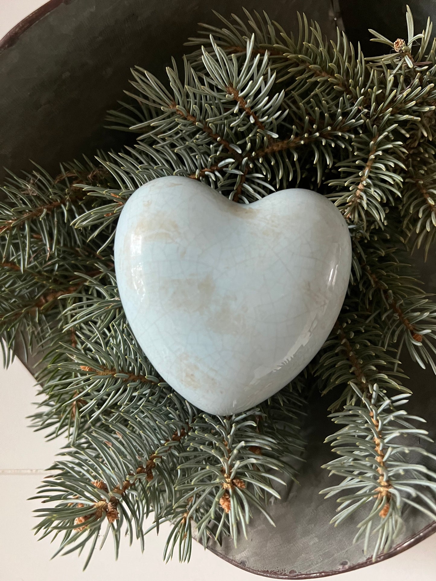 Ceramic Heart - Blue