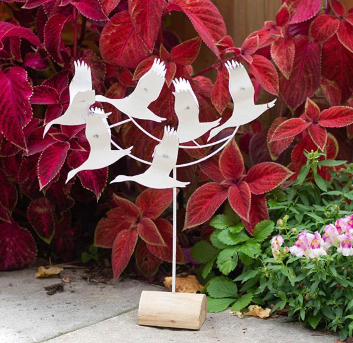 Metal Flock of Birds