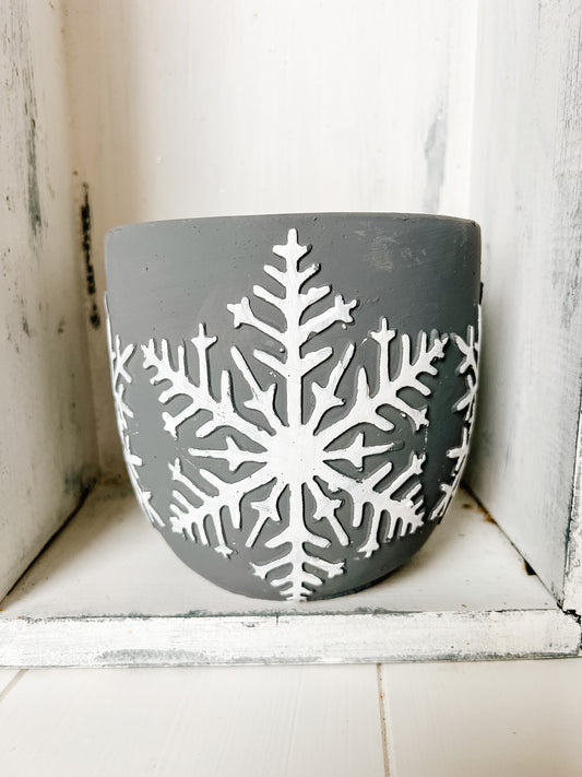 Snowflake Pot