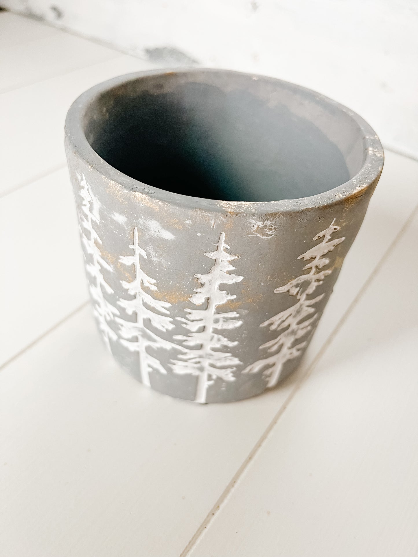 Tree Pattern Pot