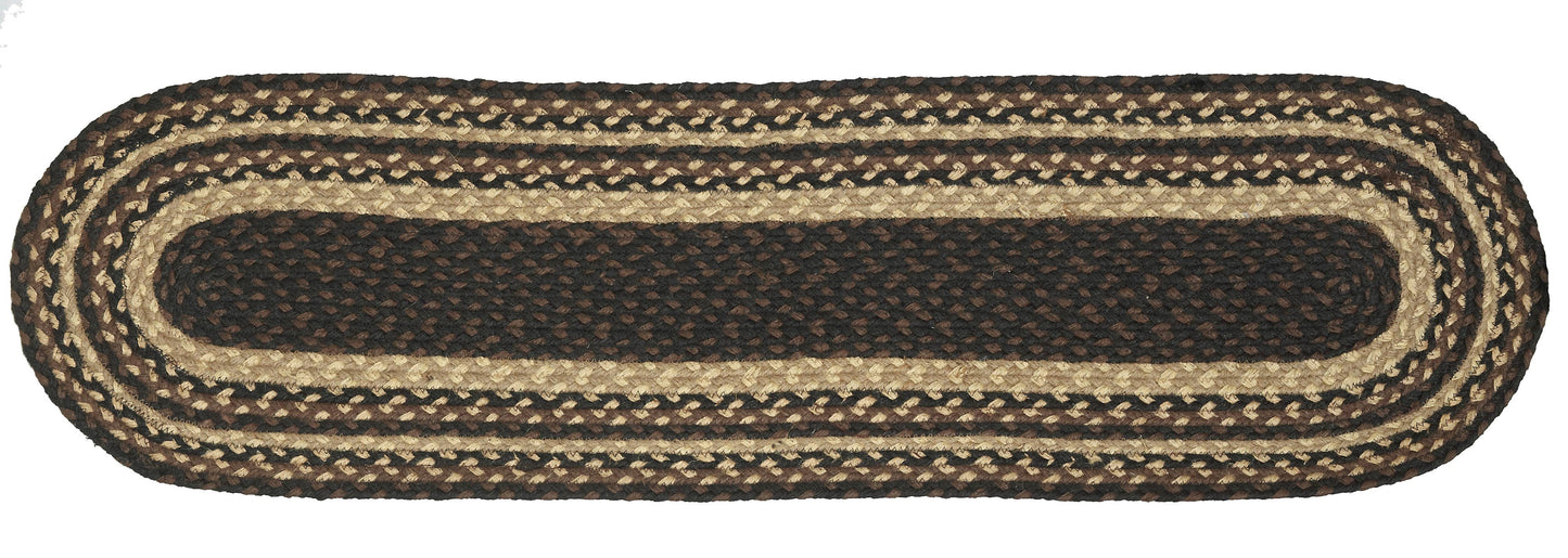 Braided Jute Table Runner 13"X48" Oval