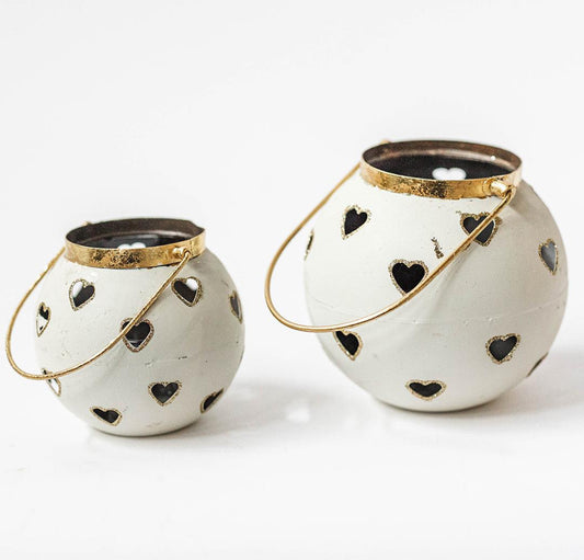Heart Candle Holders - Set of 2