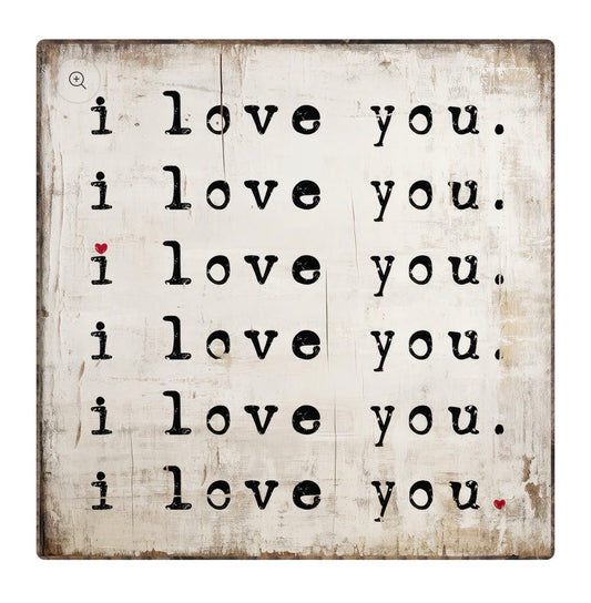 I Love You Framed Print