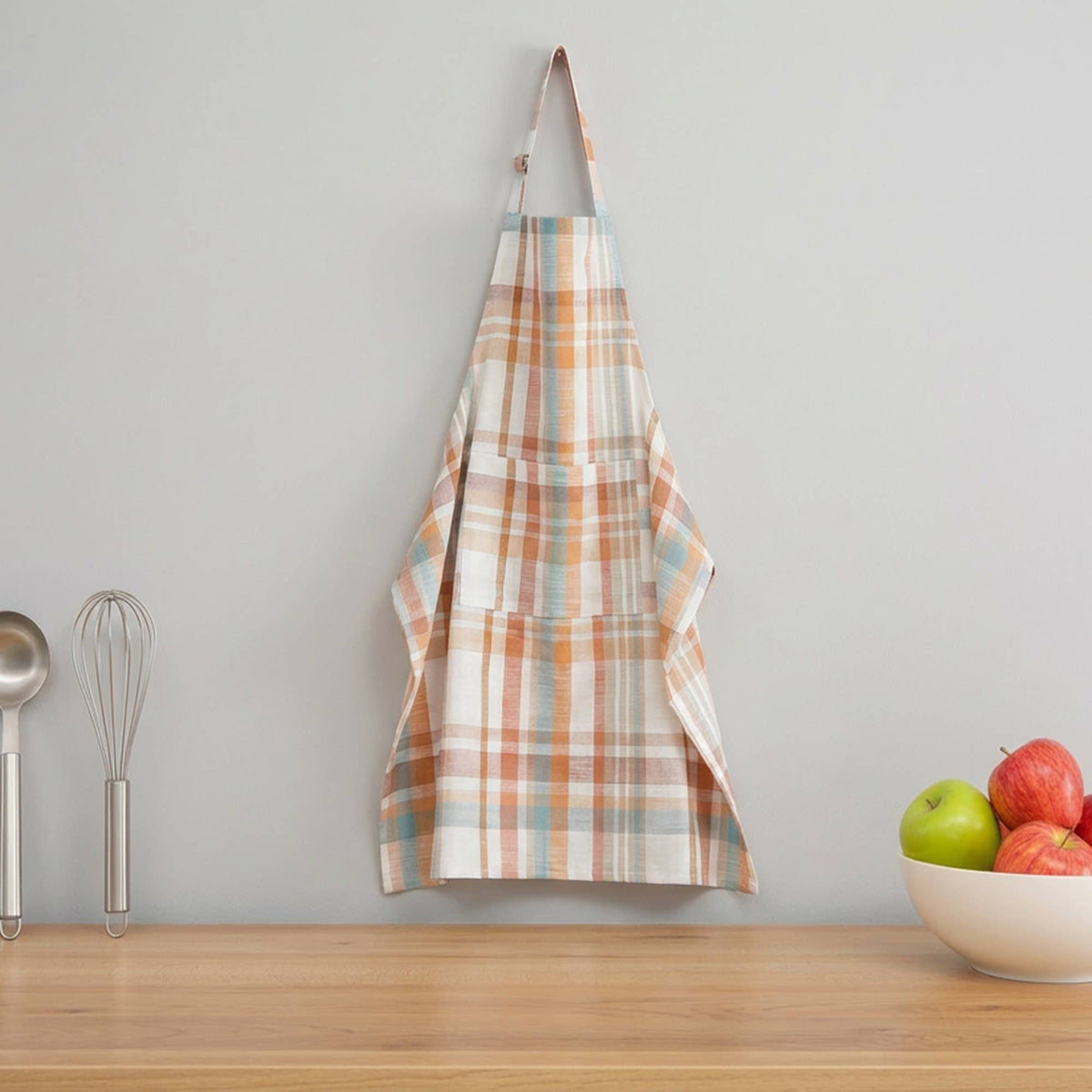 Autumn Plaid Apron 28"x34"