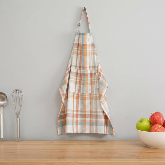 Autumn Plaid Apron 28"x34"