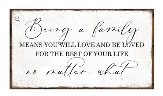 Being a Family - Framed Print