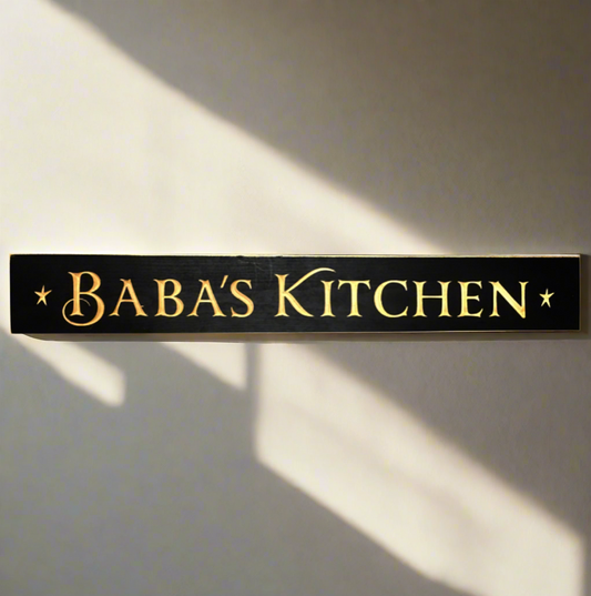 Baba’s Kitchen Sign 24”