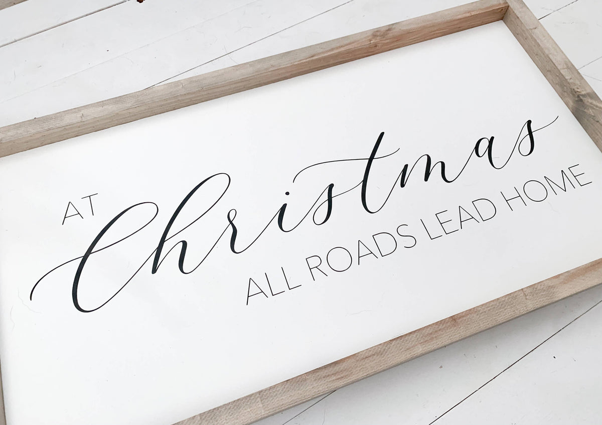 At Christmas all roads lead home: Dark Walnut