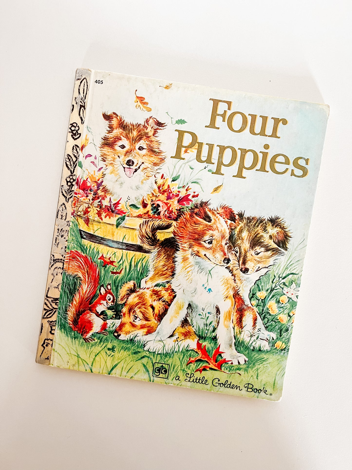 Little Golden Book “Four Puppies”