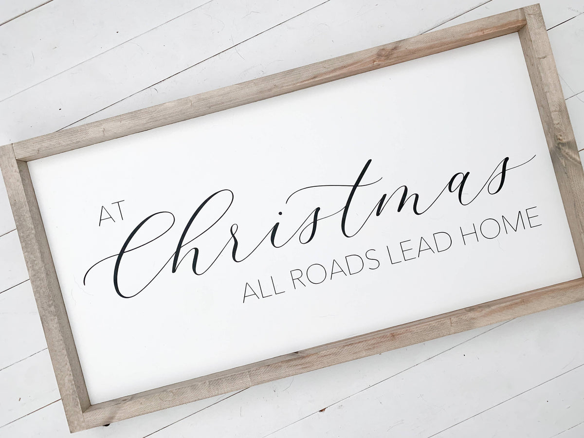 At Christmas all roads lead home: Dark Walnut