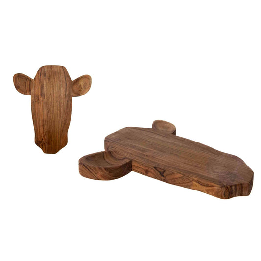 Wooden Cow Shaped Board