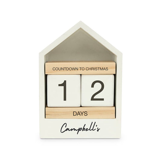 Wooden Countdown Calendar