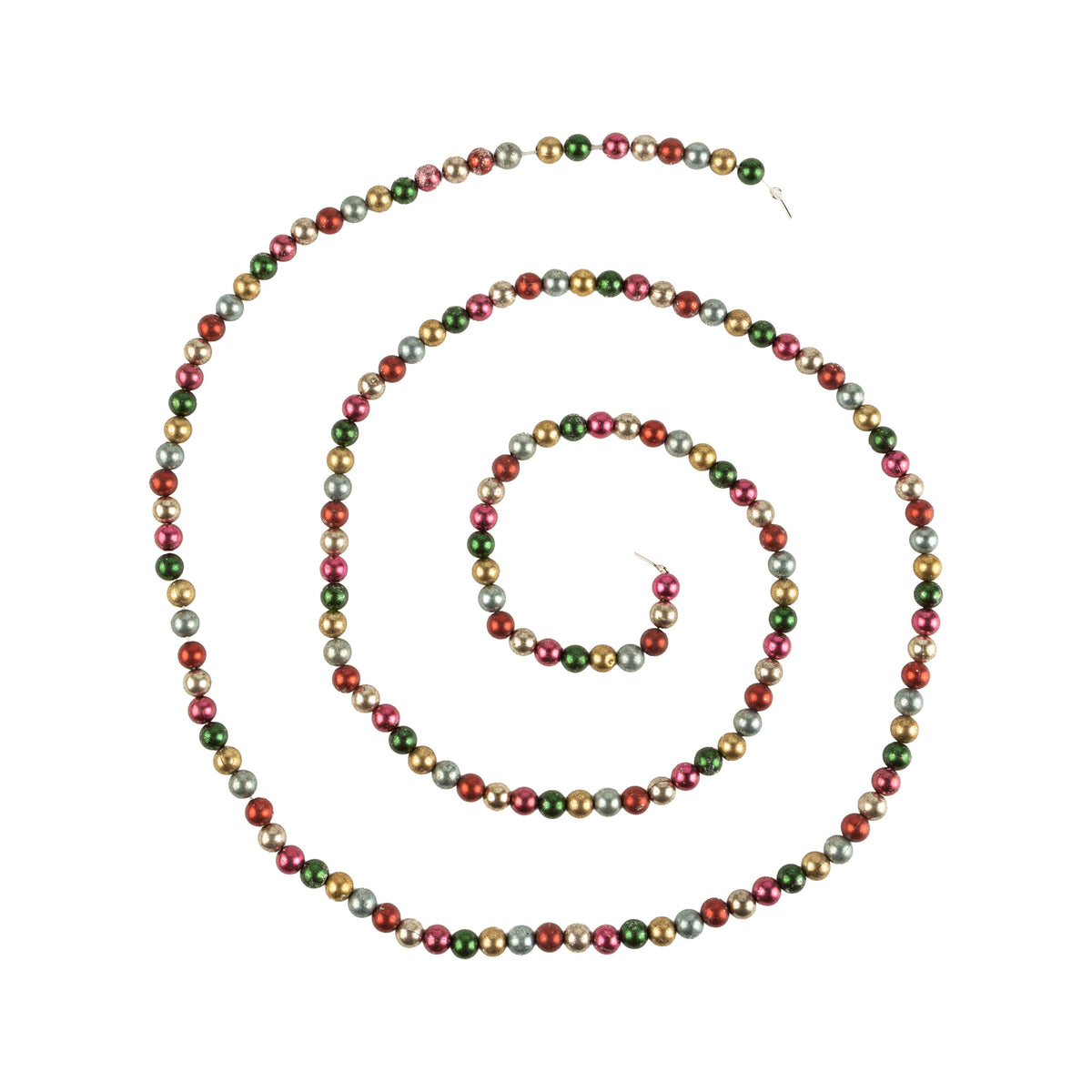 A17777:Multicolored  plastic bead garland, 72 in