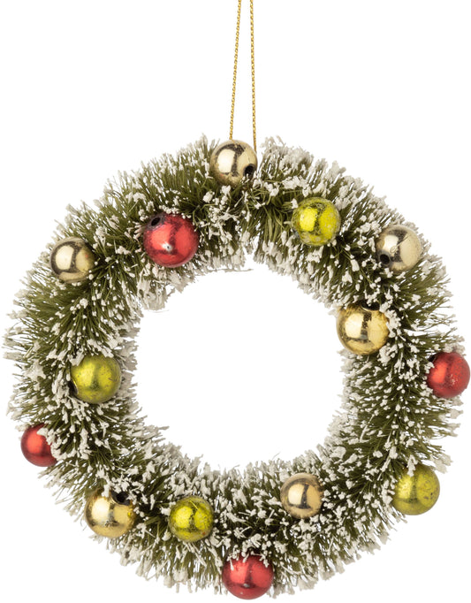 Vintage Style Wreath Ornament4.5”