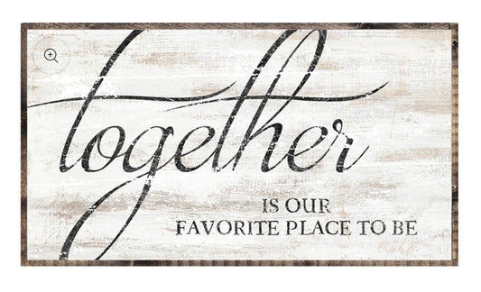 Together is Our Favourite - Framed Print