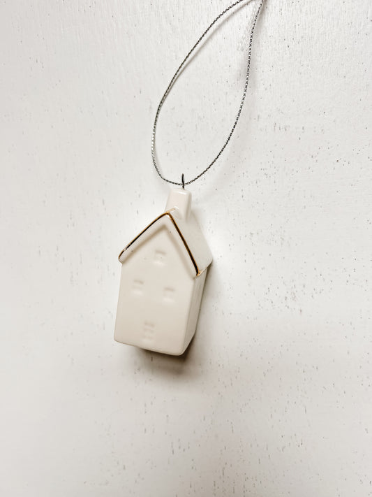 Ceramic House Ornament (B)