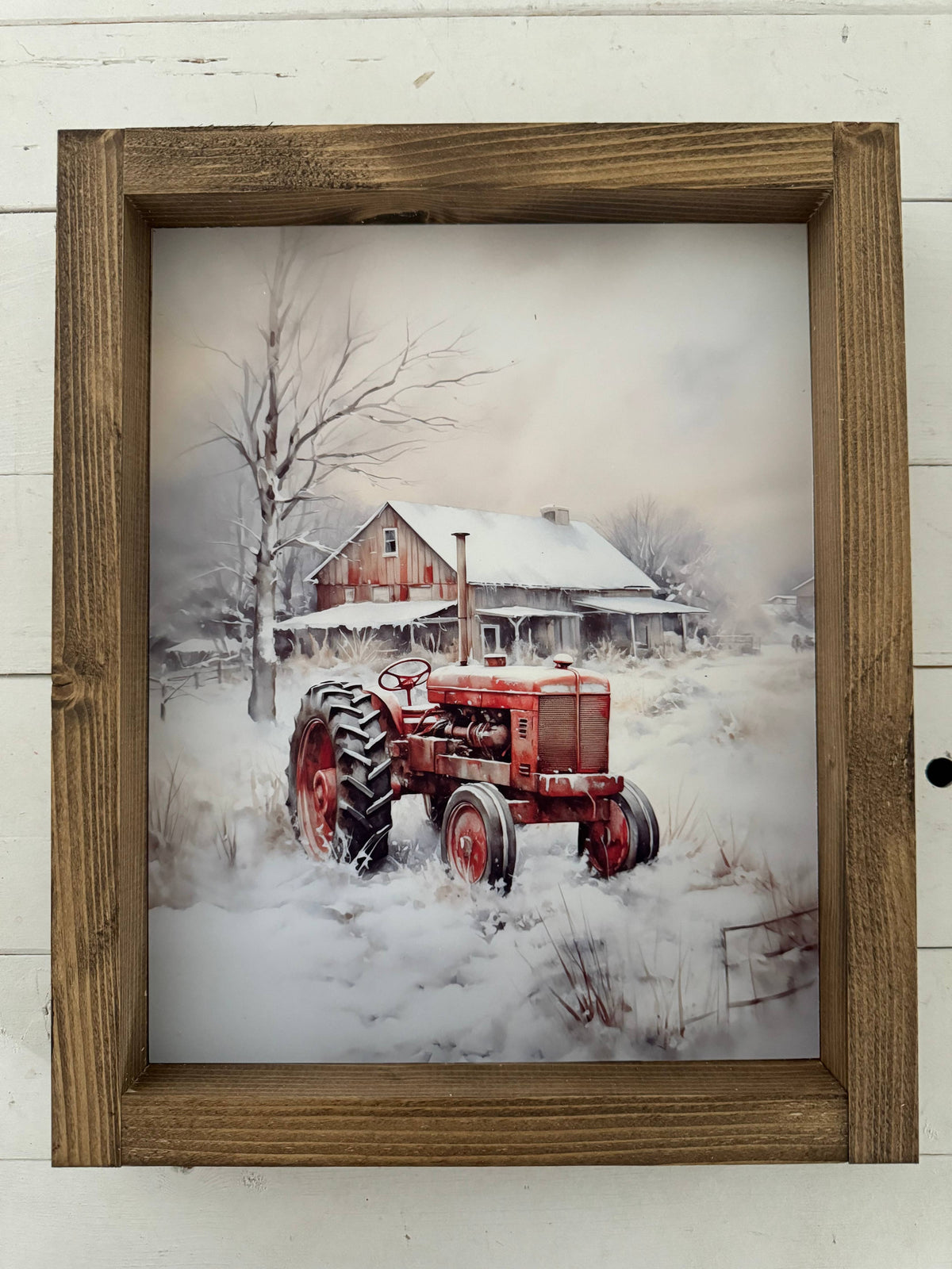 Winter Tractor
: Dark Walnut / 9x11