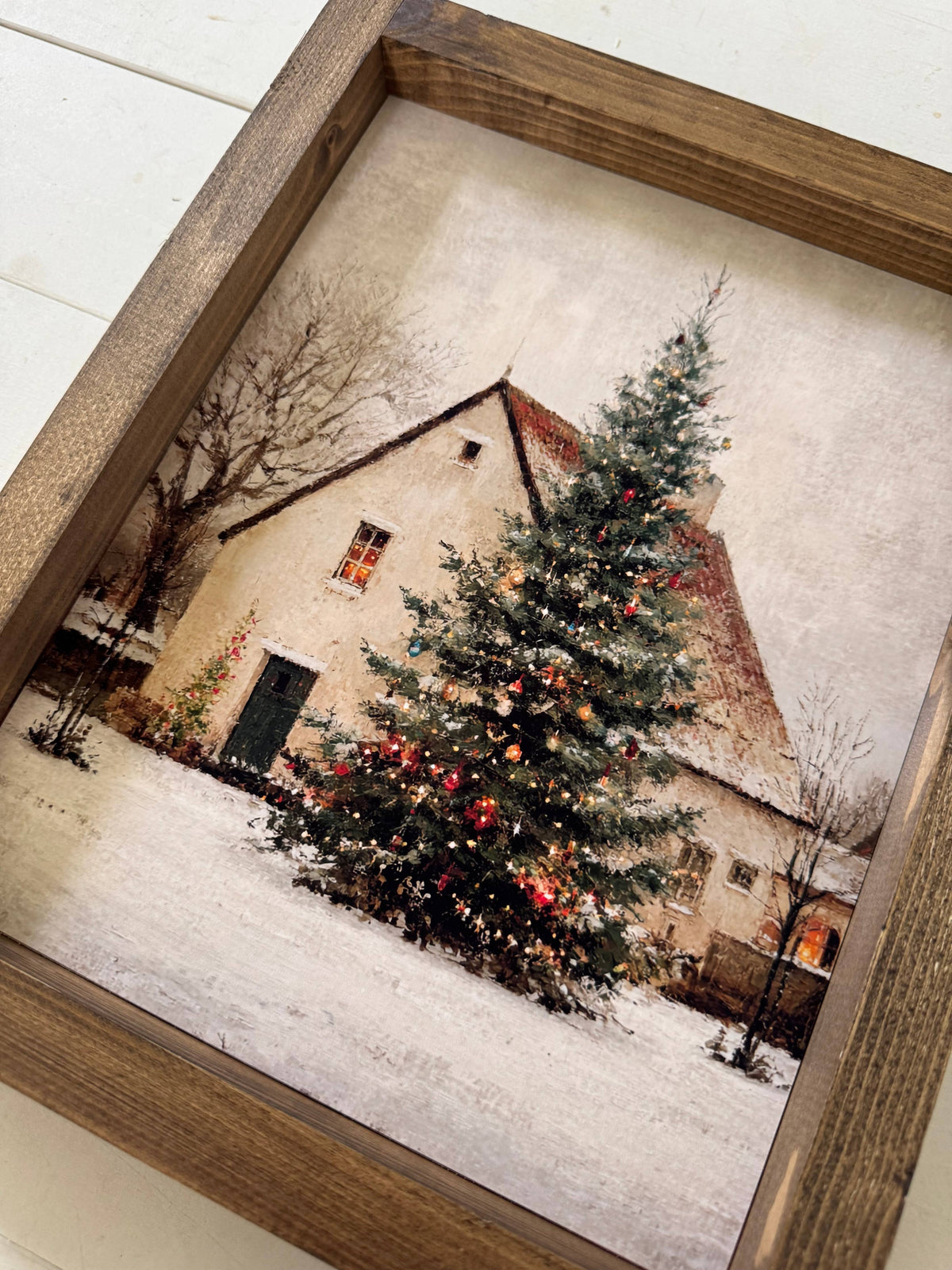 Christmas Tree print: Dark Walnut / 13x17