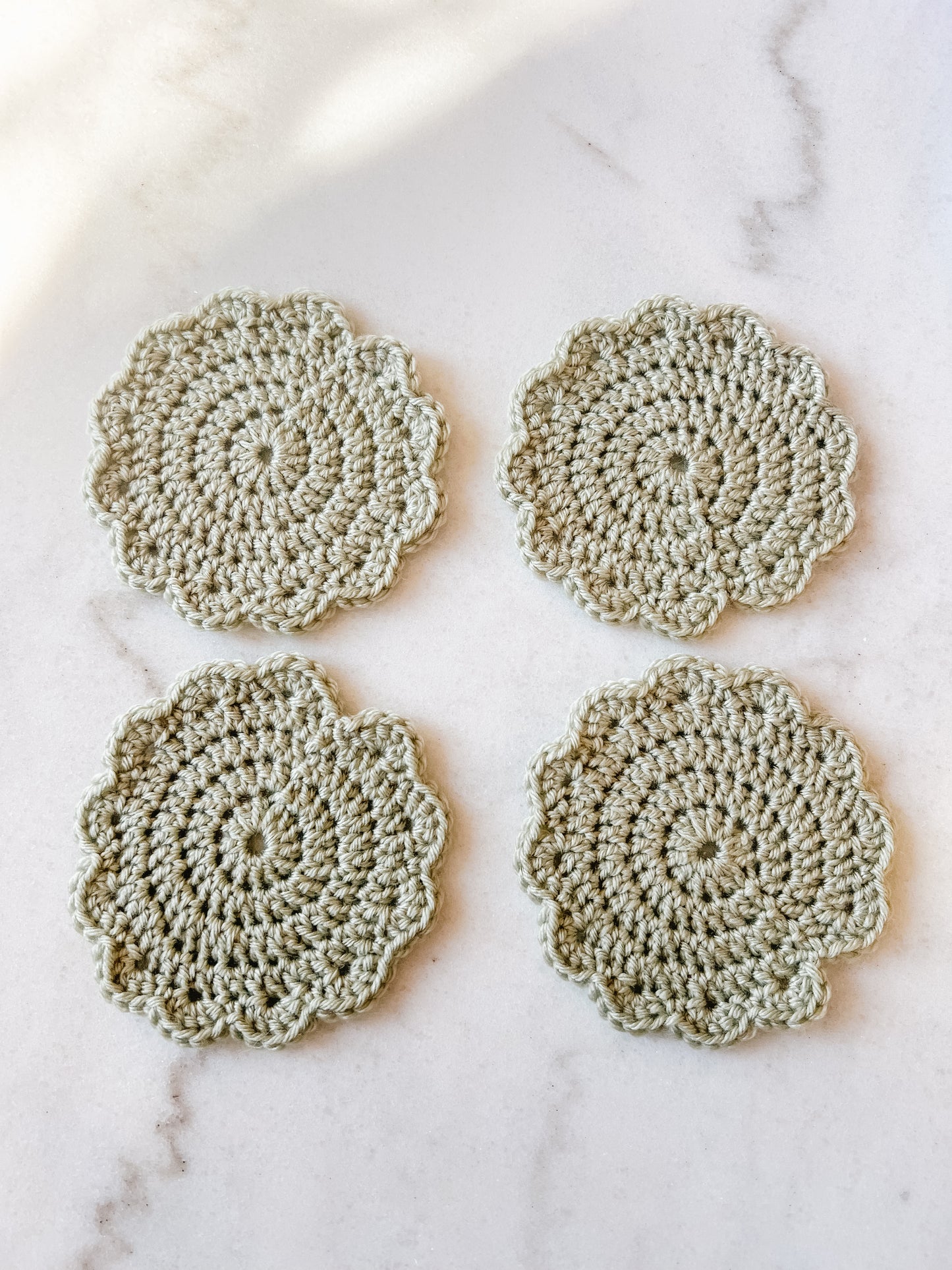 Crocheted Coasters (Set of 4)