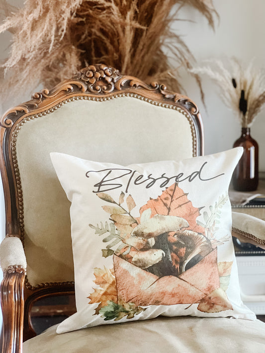 “Blessed” Fall Pillow