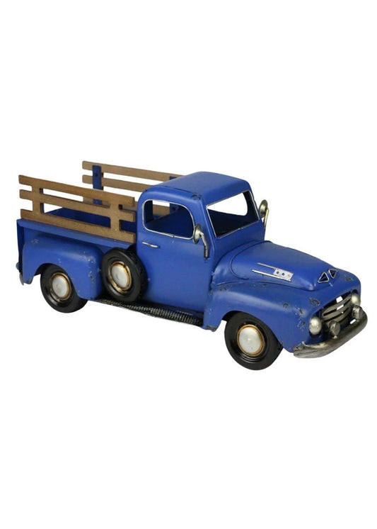 Blue Metal Truck Planter 16” x 6.5”