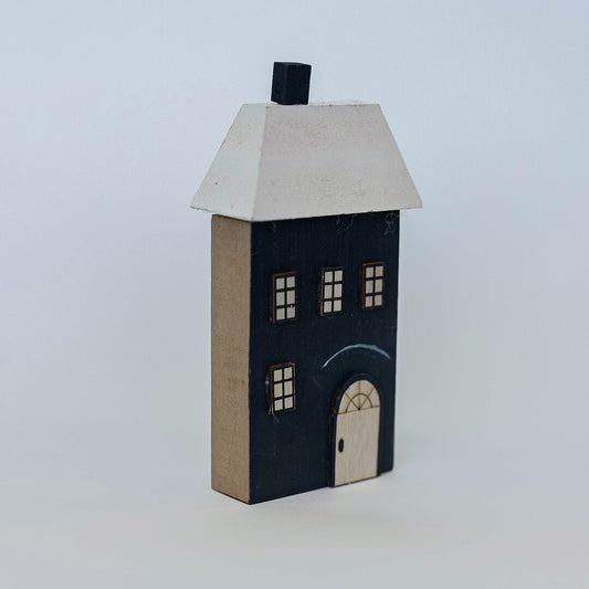 Black Wooden Decorative House
