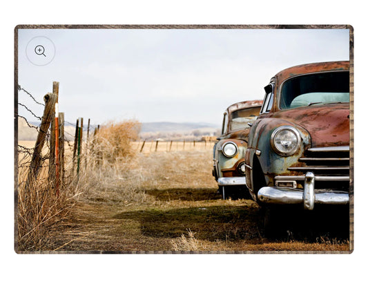 Old Cars Framed Print