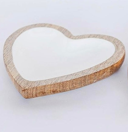 Wooden Heart Plate - Small