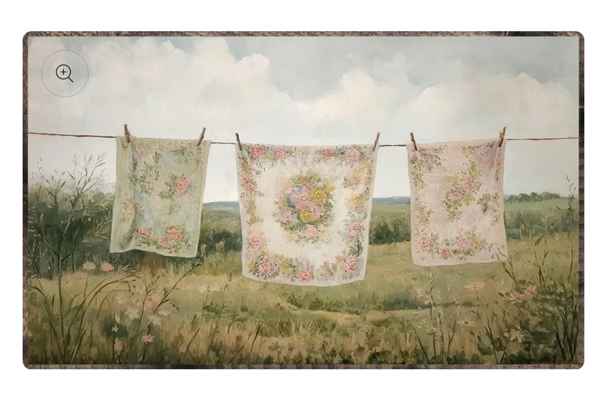 Quilts on the Line Framed Print