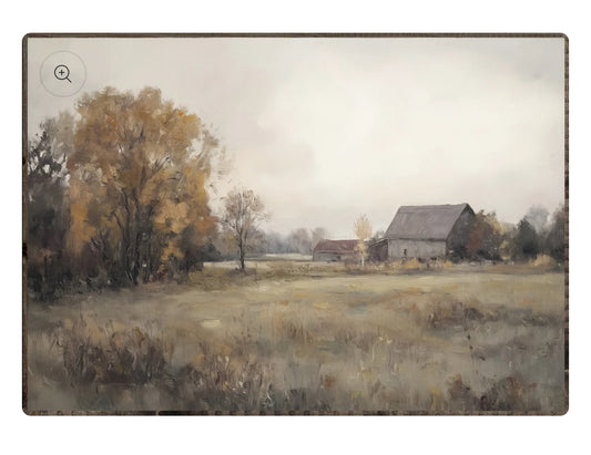 Prairie Barn Framed Print
