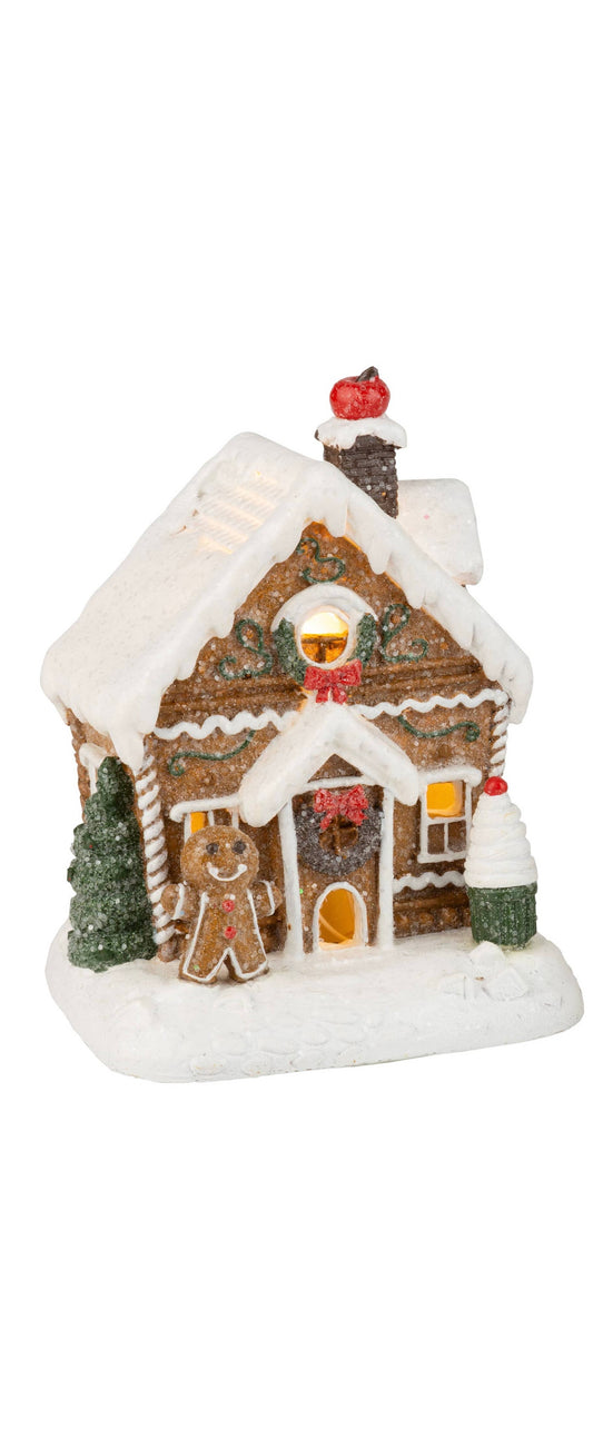 Painted Gingerbread House 5.5”