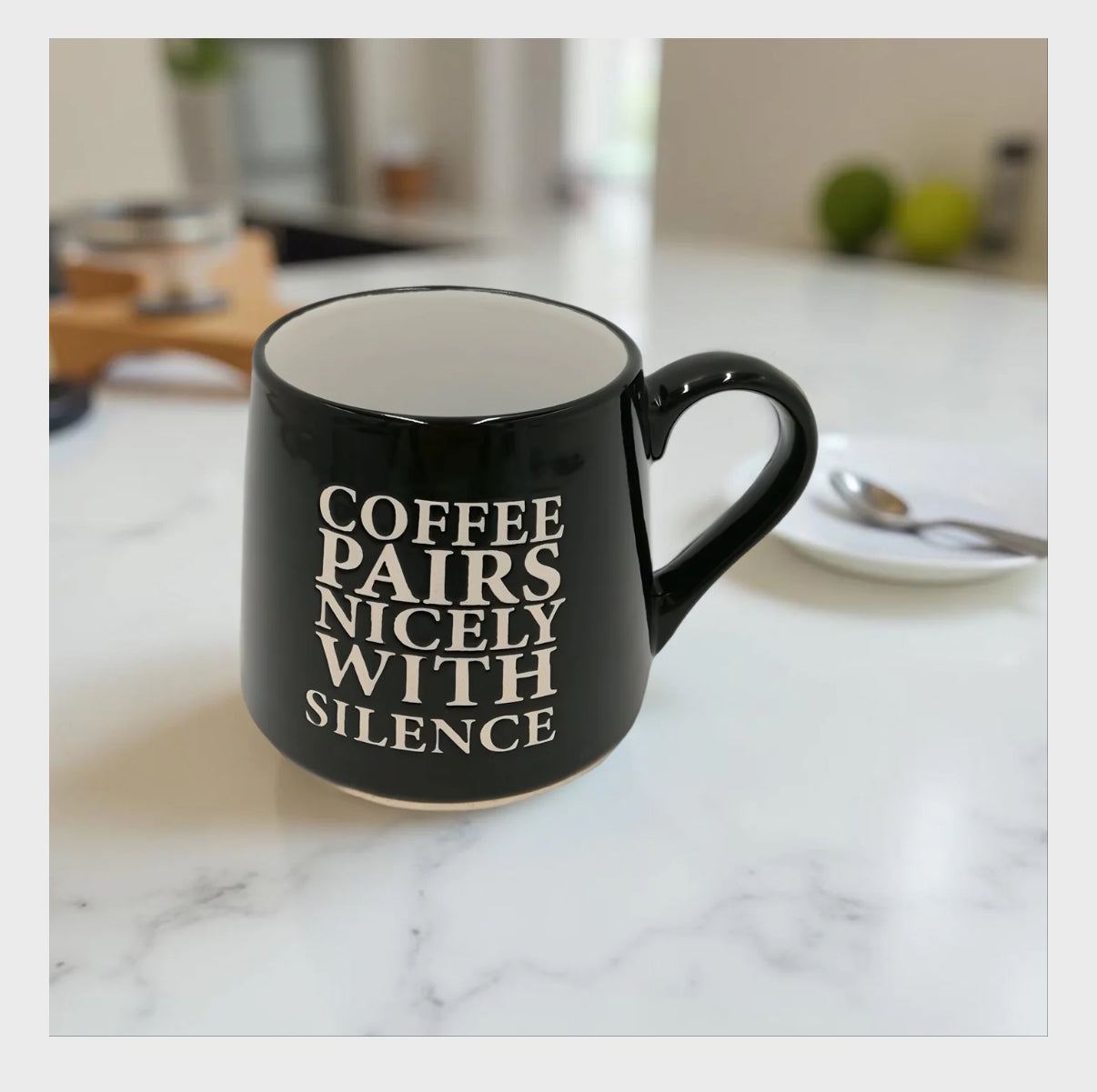 Coffee Pairs Nicely w Silence Mug
