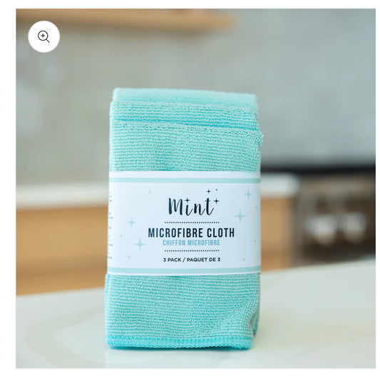 Mint - MicroFibre Cloth - 3 Pack