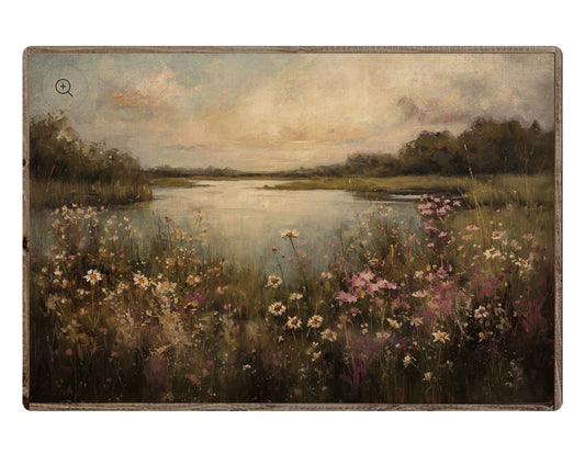 Wildflower Field Framed Print