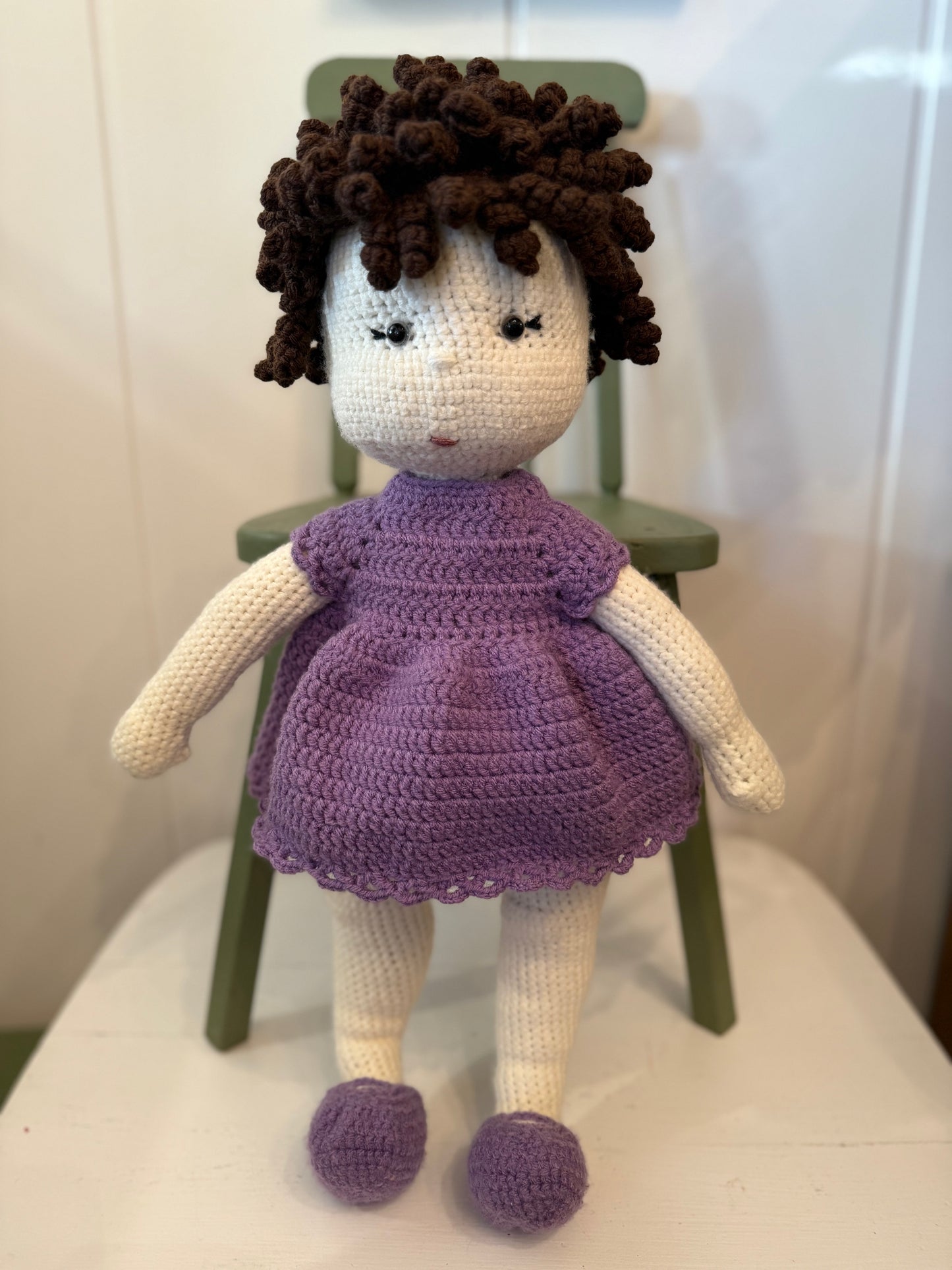 “Celine” Crocheted Doll - Large