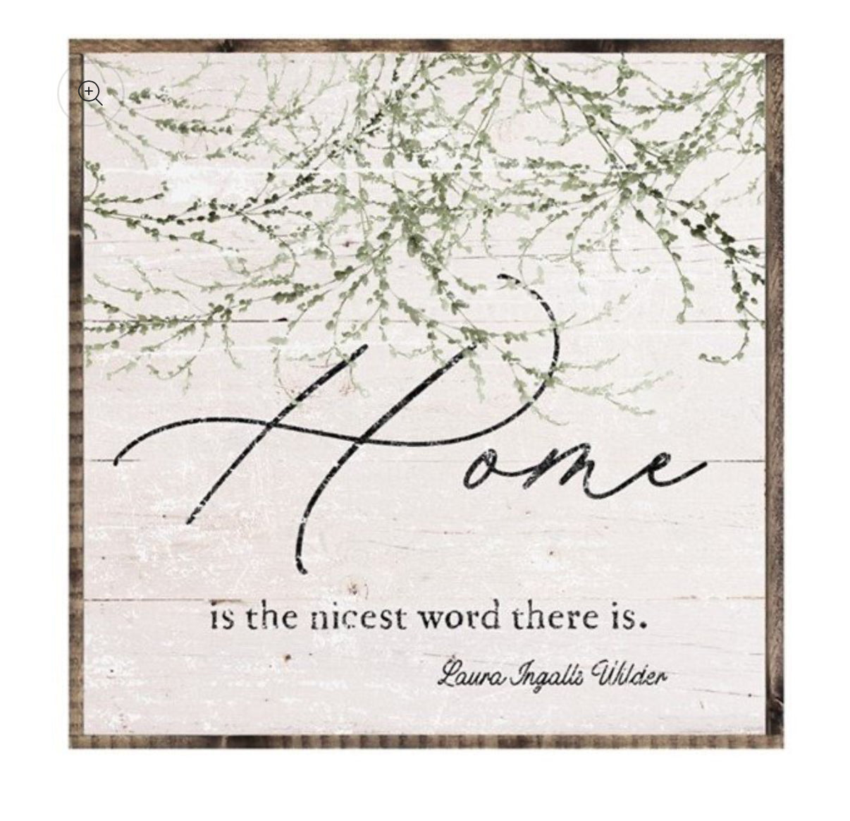 Home is the Nicest Word Print