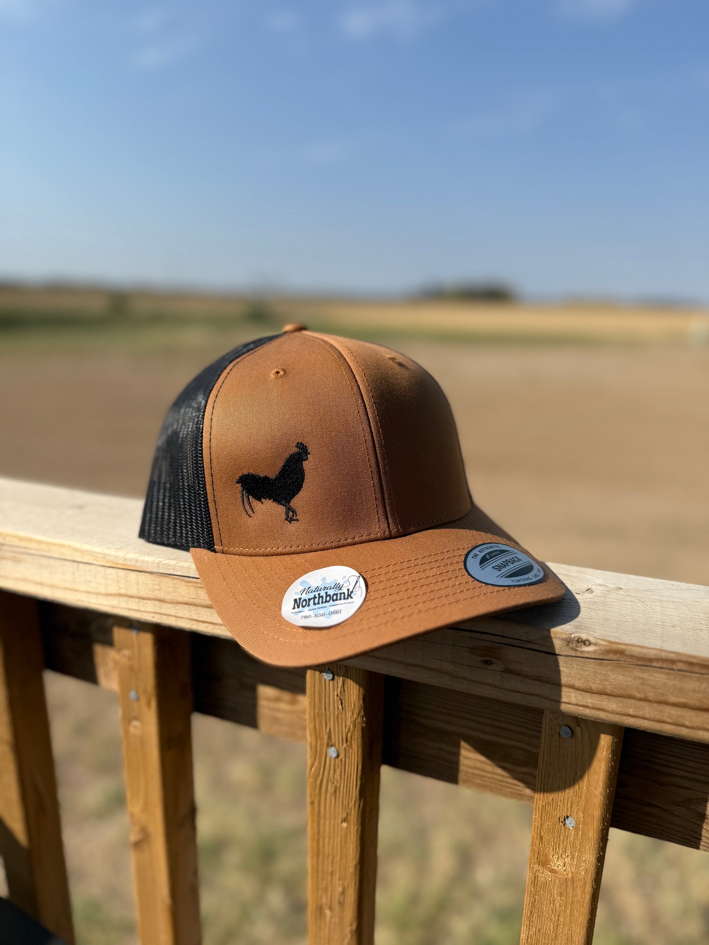 Yellow Rooster Hat (Brown)