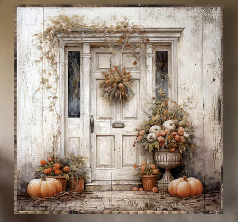 Autumn Entrance Framed Print