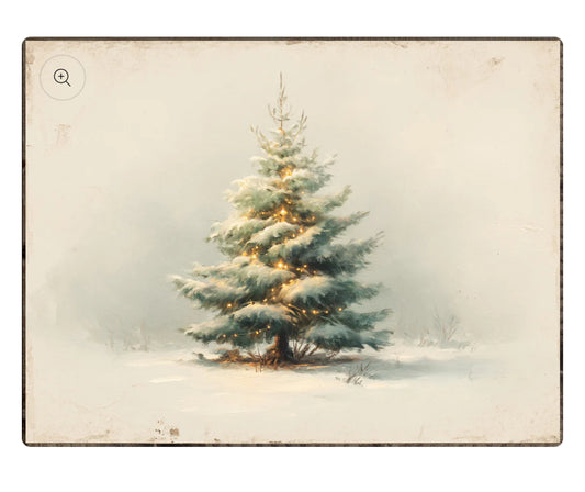 Vintage Tree Print (Horizontal)