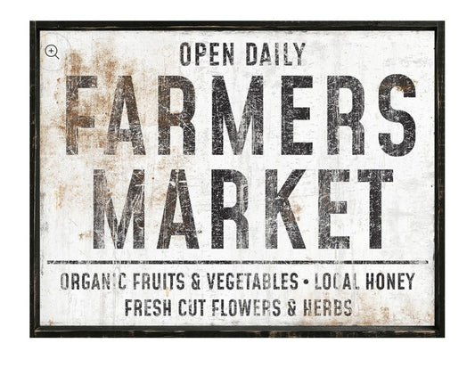 Farmer’s Market Framed Print