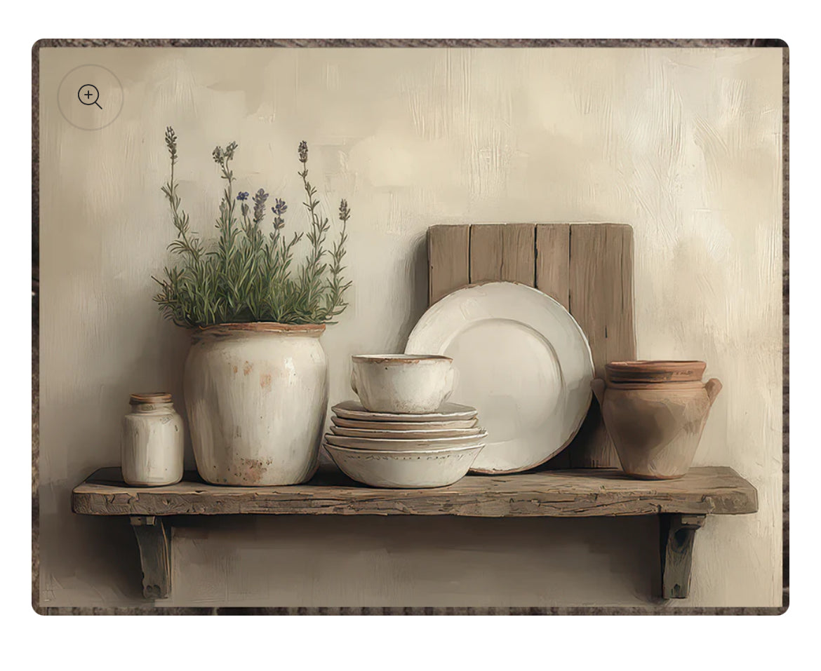 Kitchen Shelf 2 Framed Print