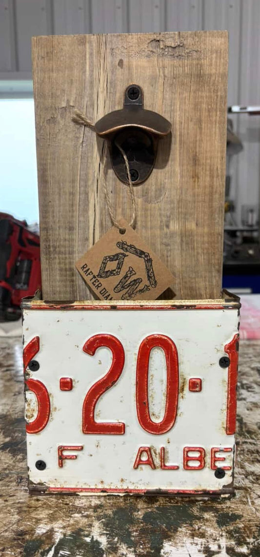 License Plate Bottle Opener